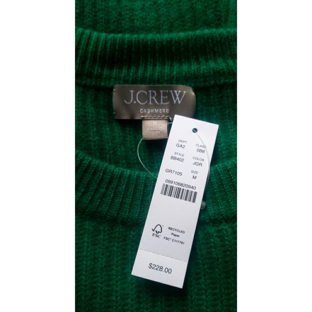 J.Crew Ribbed cashmere oversized crewneck sweater - Picture 8 of 10